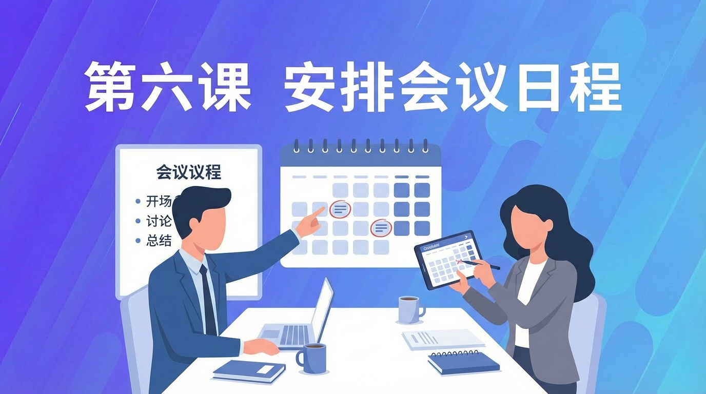 安排开会日程